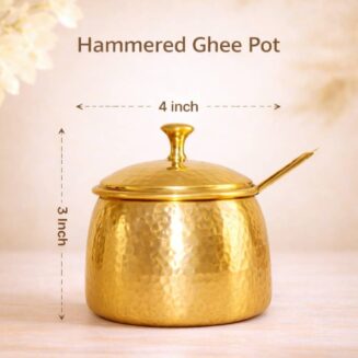 Hammered Ghee Pot